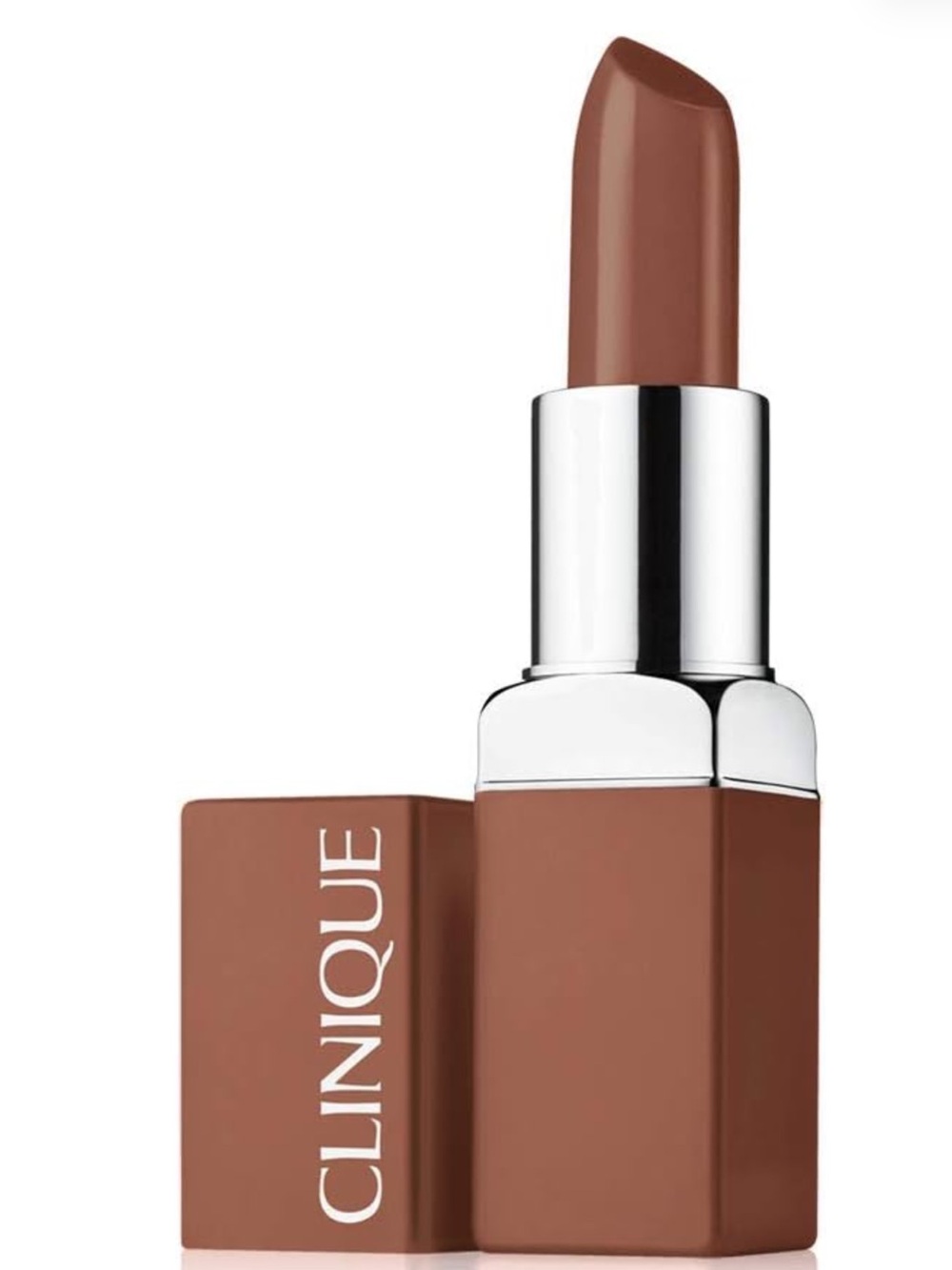 Clinique Lipstick —Suede 19 Warm Neutral Brown Shade